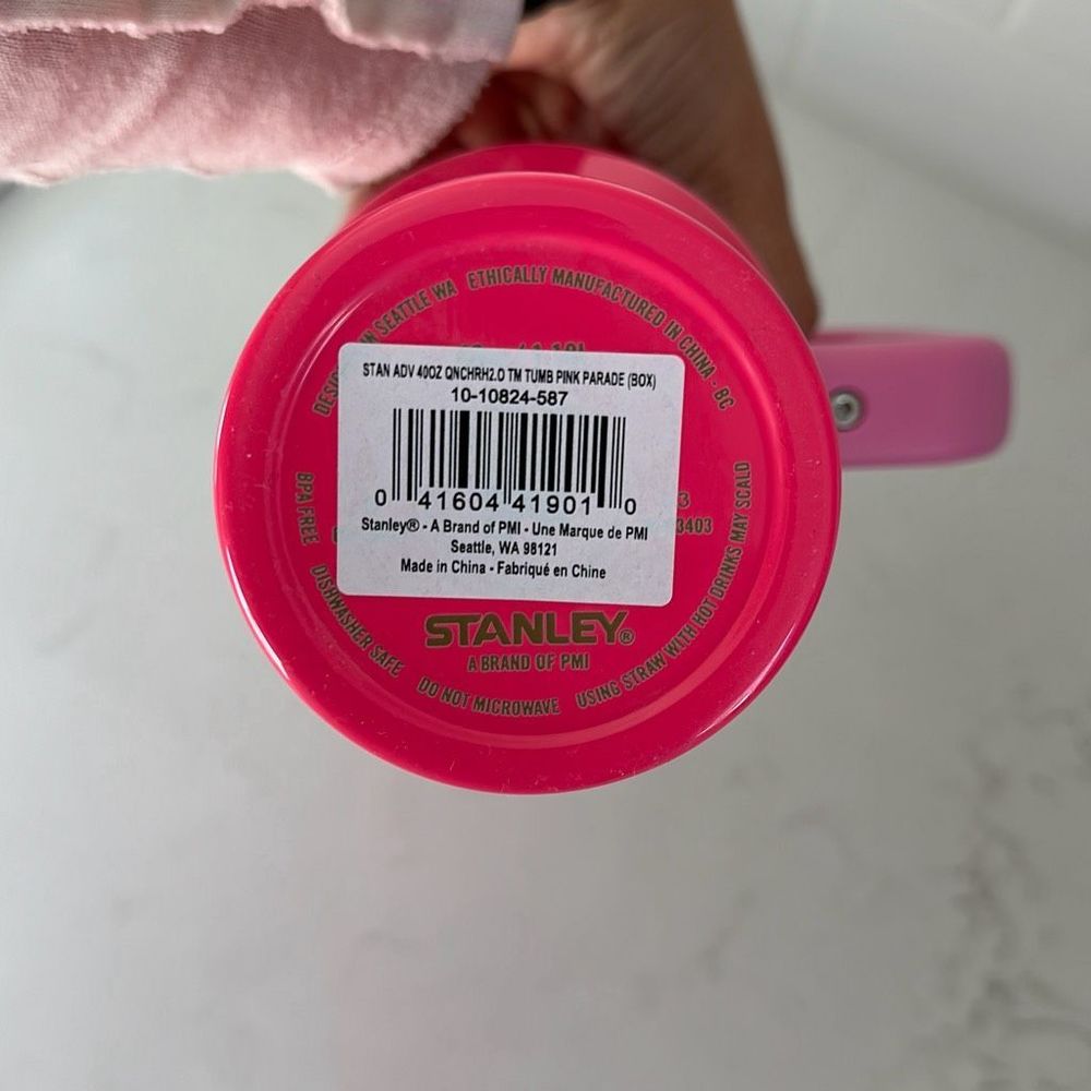 Stanley The Quencher H2.0 Flowstate™ Tumbler 40 OZ in Pink Parade - Picture 4 of 8